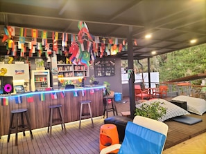 Outdoor pool, a rooftop pool, open 8:00 AM to 8:00 PM, free pool cabanas