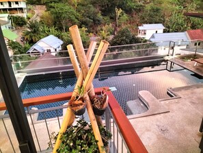 Outdoor pool, a rooftop pool, open 8:00 AM to 8:00 PM, free pool cabanas