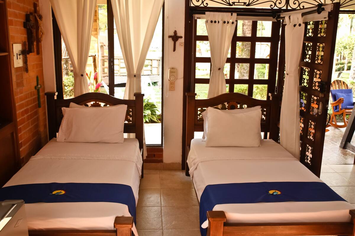 family quadruple room, 1 bedroom, garden view | free wifi