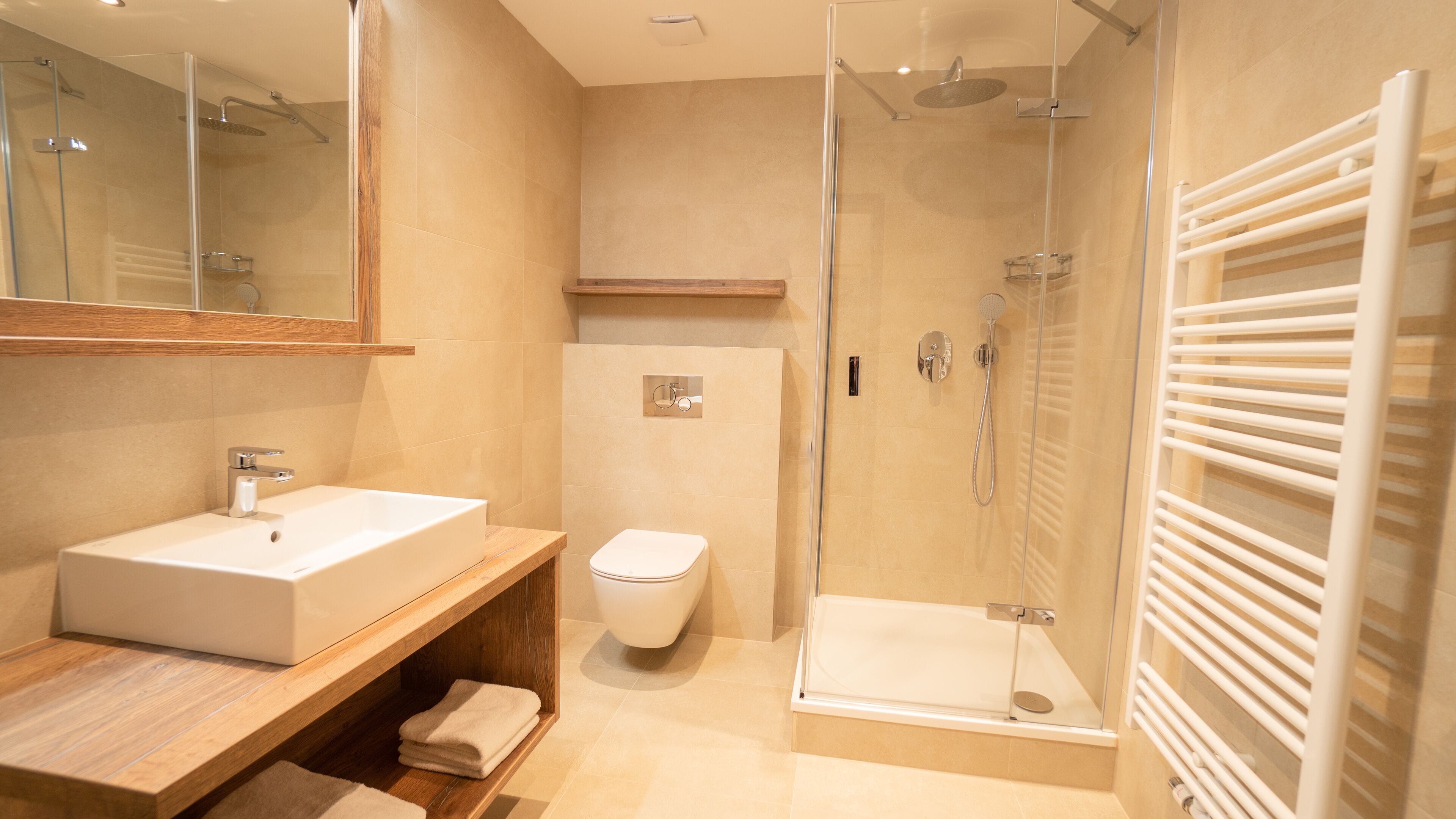 junior studio suite | bathroom | free toiletries, hair dryer, bathrobes, slippers