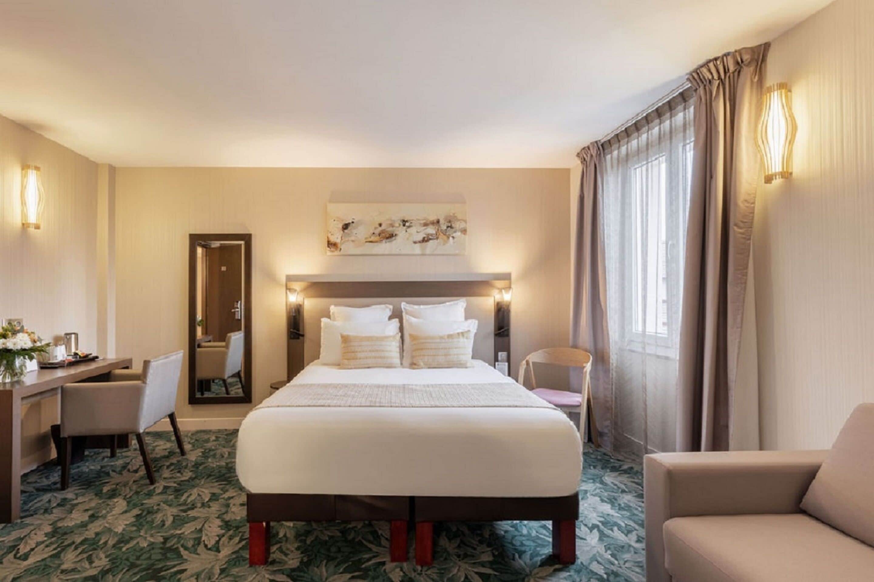 Memory-foam beds, in-room safe, individually decorated