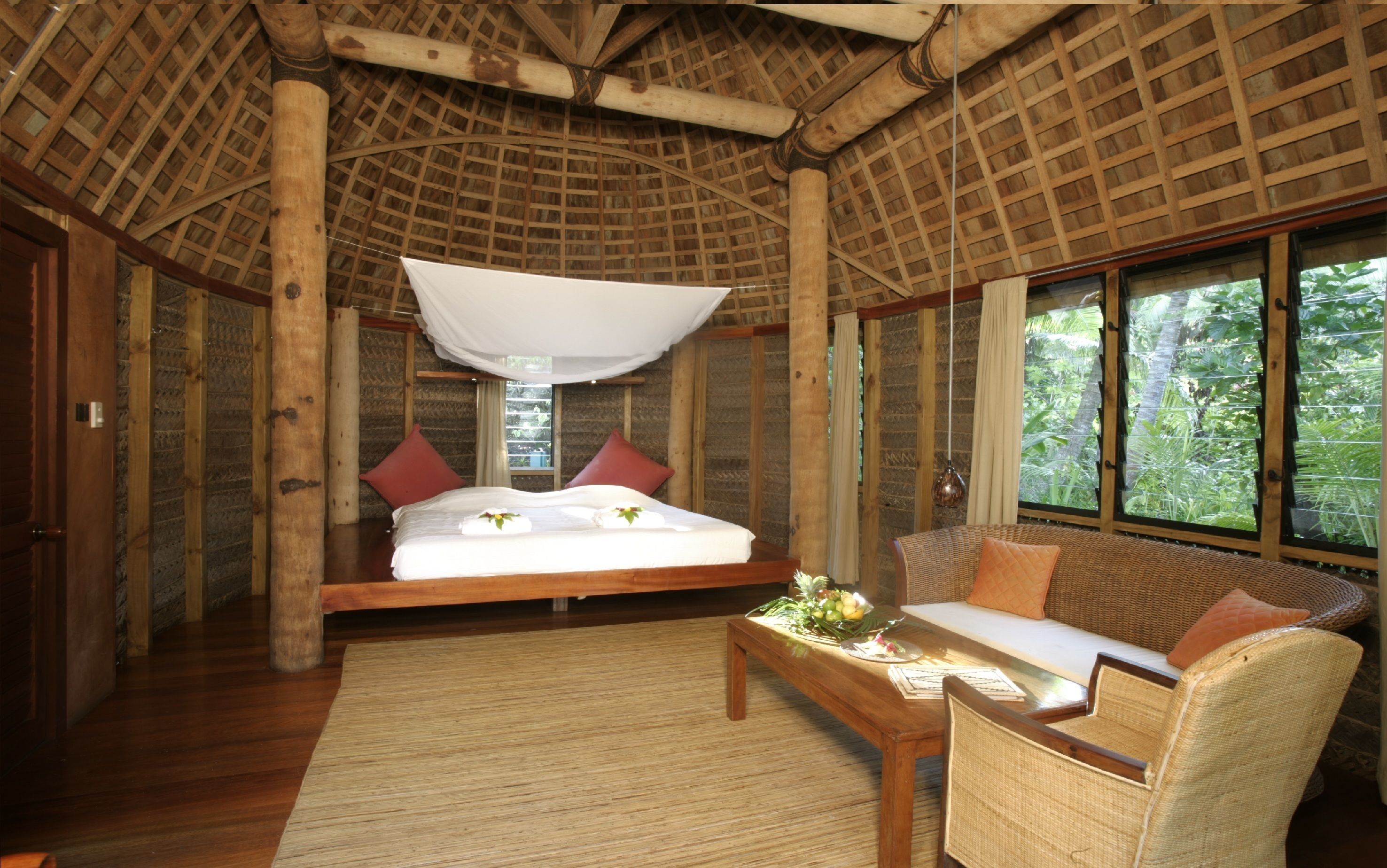 디럭스 방갈로 (Fale) | 거실