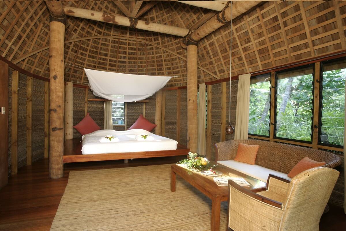 디럭스 방갈로 (Fale) | 거실