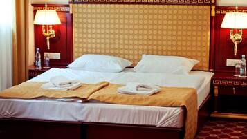 In-room safe, desk, iron/ironing board, rollaway beds