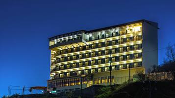 Voorkant van accommodatie