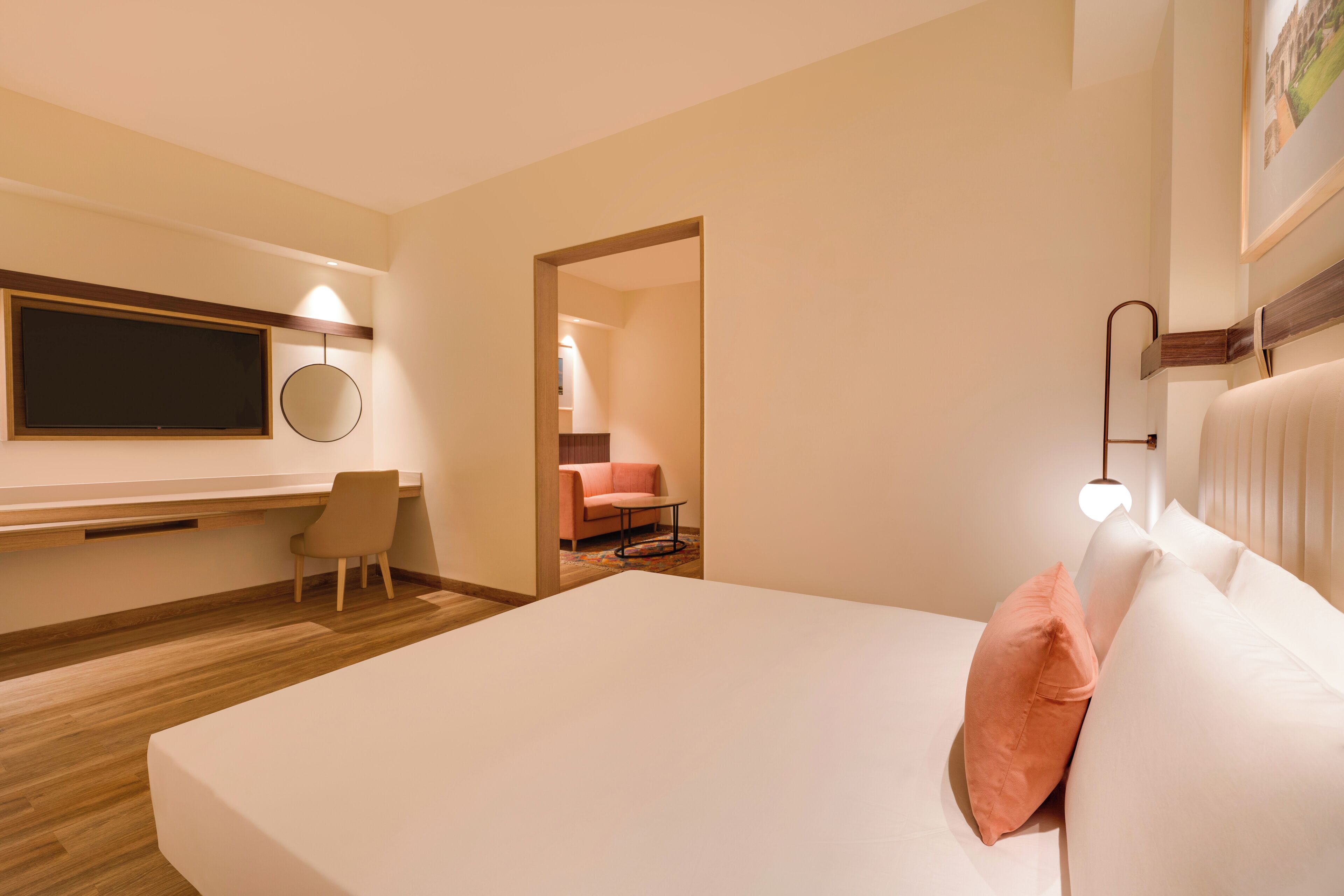 이그제큐티브 스위트 | 욕실 | 샤워 시설, 수중안마 샤워기, 무료 세면용품, 헤어드라이어