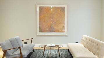 Deluxe-íbúð | Stofa