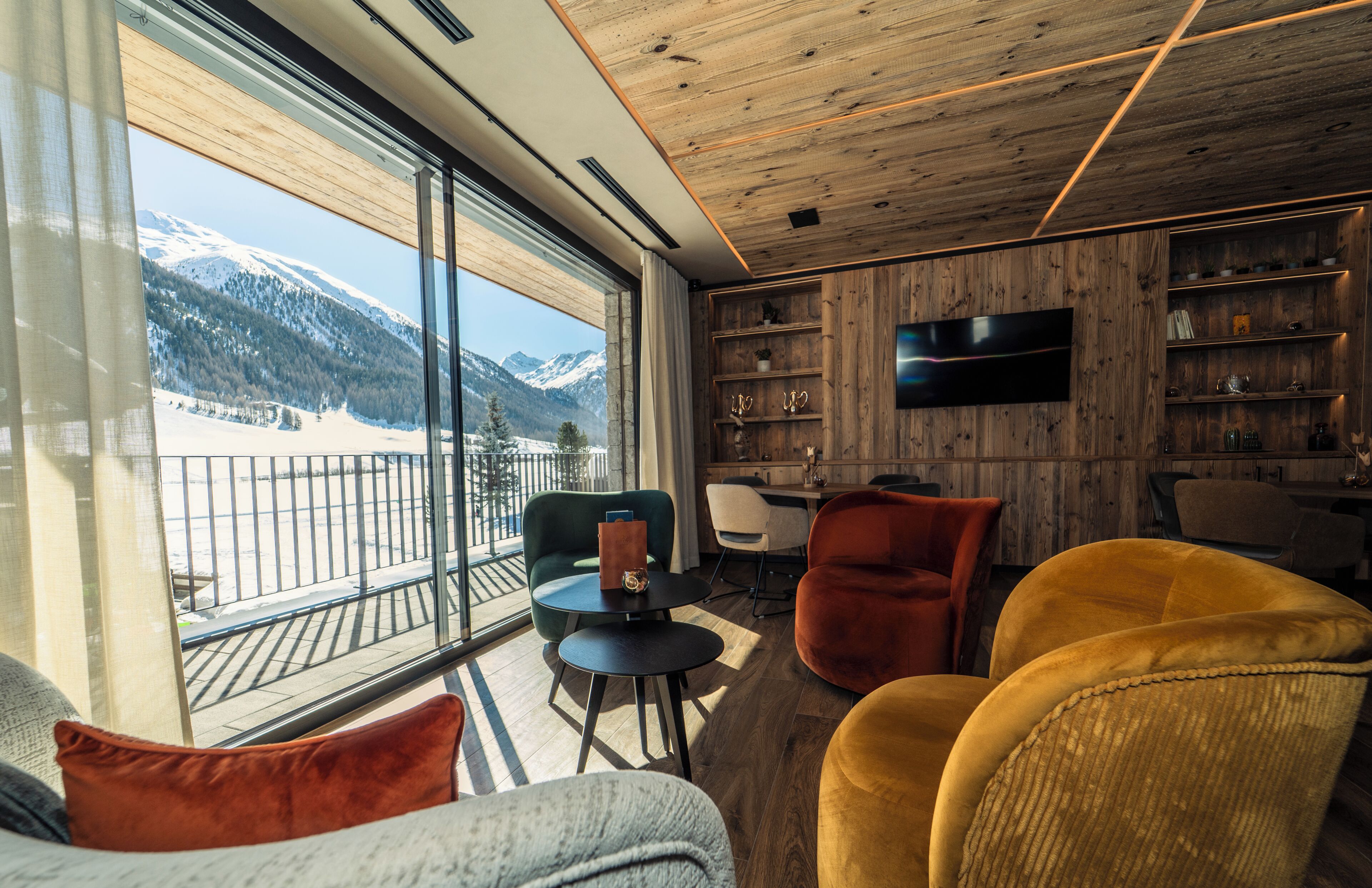 Sitteområde i lobbyen