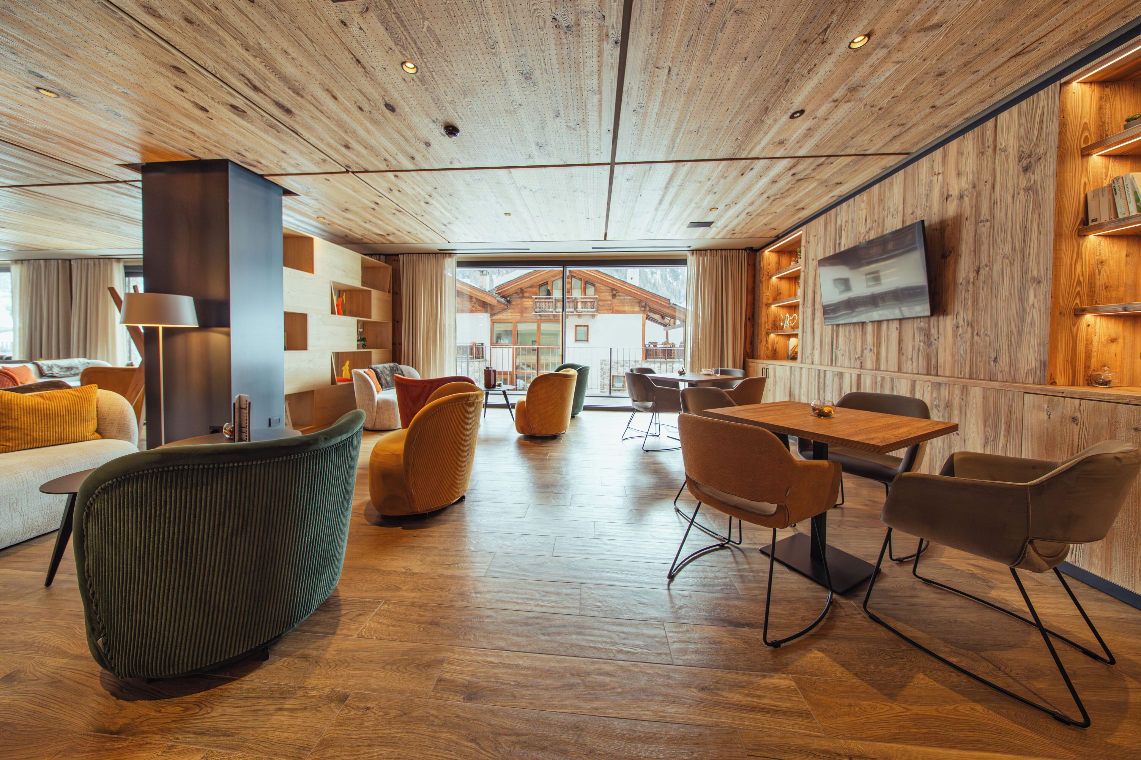 Sitteområde i lobbyen