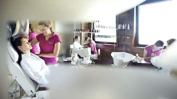 Bilik rawatan pasangan, tab panas, bilik wap, rawatan badan