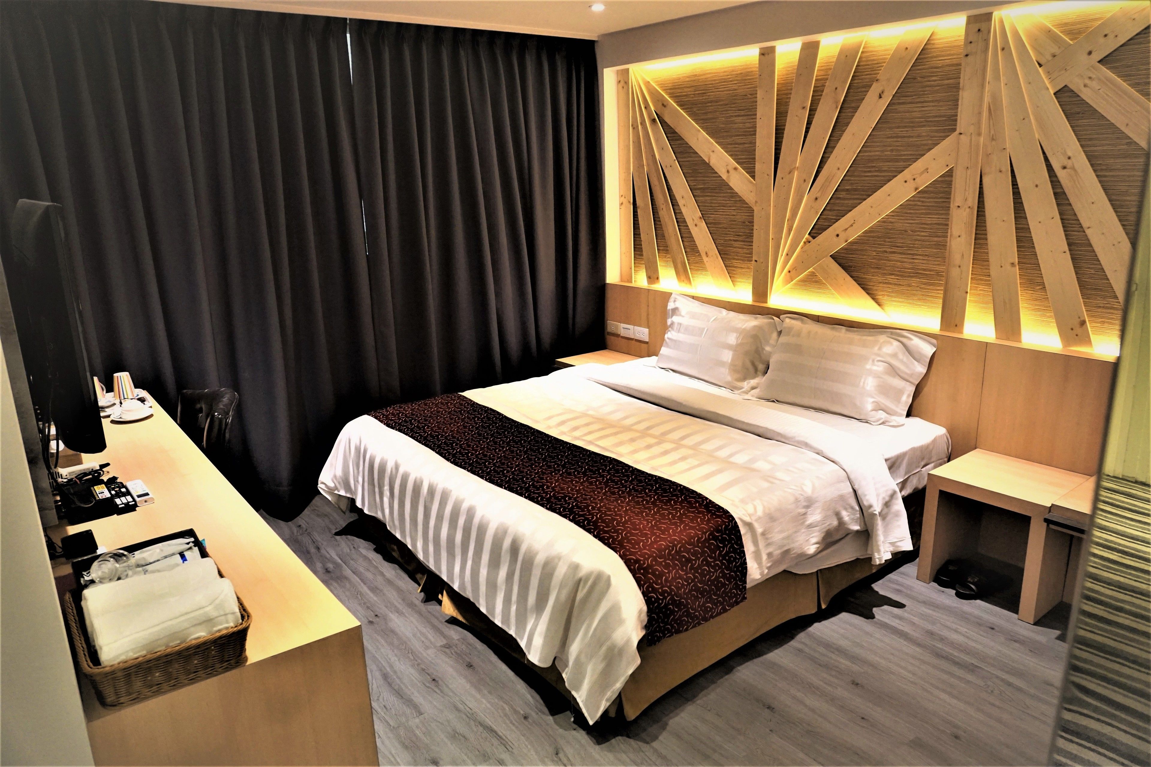 Superior dubbelrum (A) | Värdeförvaringsskåp på rummet, gratis wi-fi och sängkläder