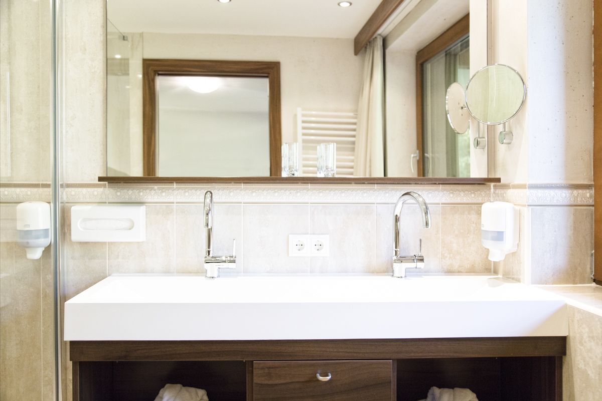 double room, balcony, park view (alpenrose) | in-room safe, desk, soundproofing, free cots/infant beds