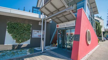 Fassade der Unterkunft