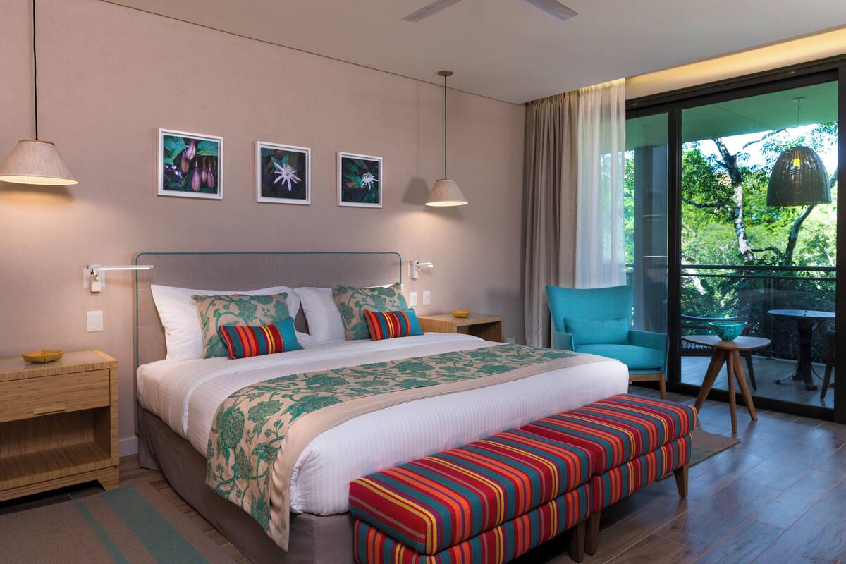 Master Deluxe Matrimonial | มินิบาร์, ตู้นิรภัยในห้องพัก, พื้นที่ทำงานแบบใช้แล็ปท็อป, ผ้าม่านกันแสง
