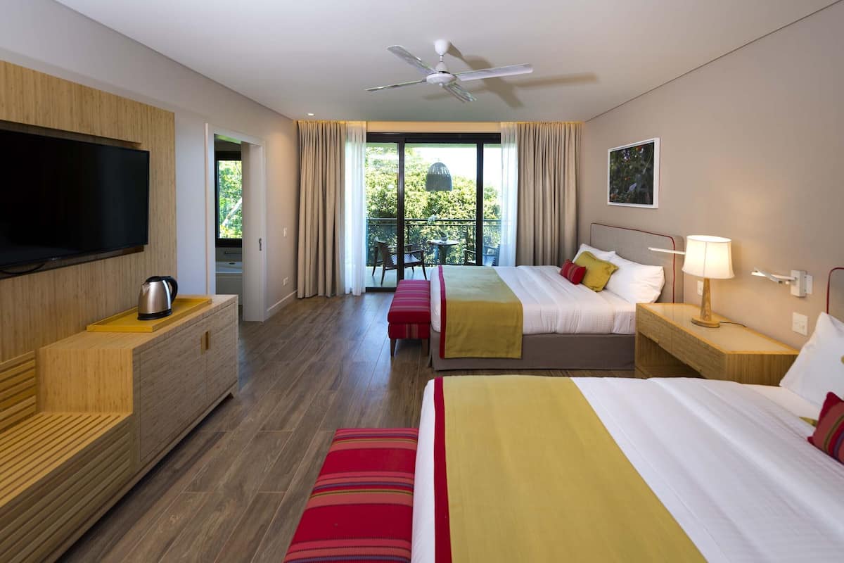 Master Deluxe Twin | มินิบาร์, ตู้นิรภัยในห้องพัก, พื้นที่ทำงานแบบใช้แล็ปท็อป, ผ้าม่านกันแสง