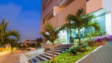 Front of property – evening/night