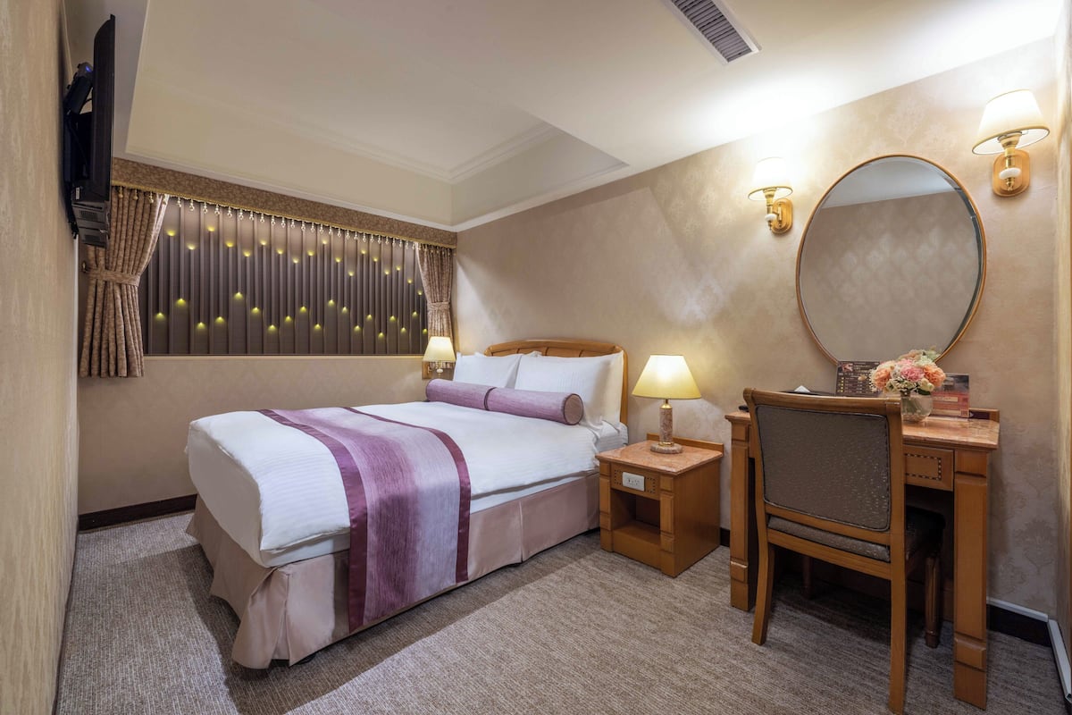 Down duvets, pillow-top beds, in-room safe, desk