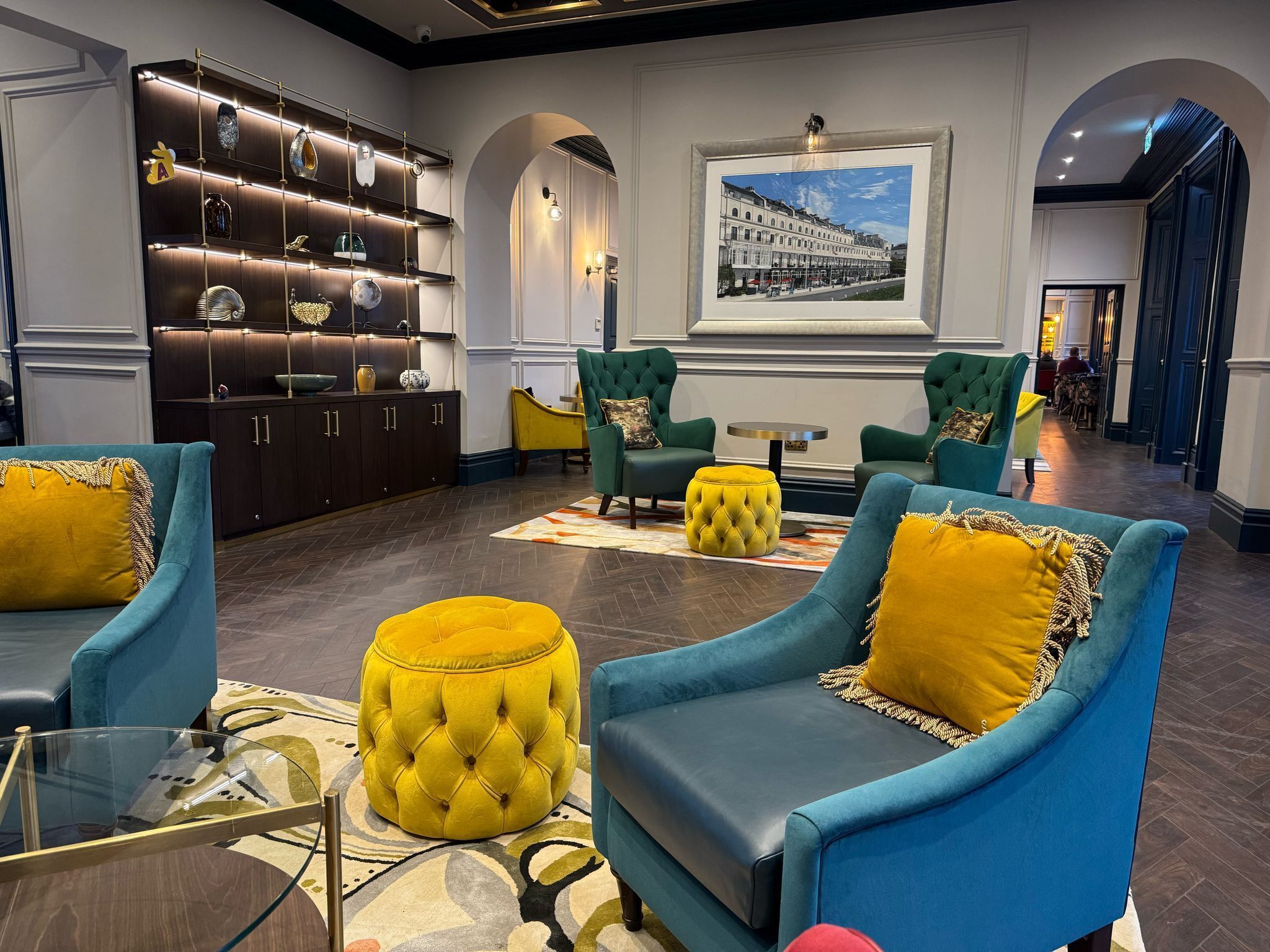Lobby sitting area