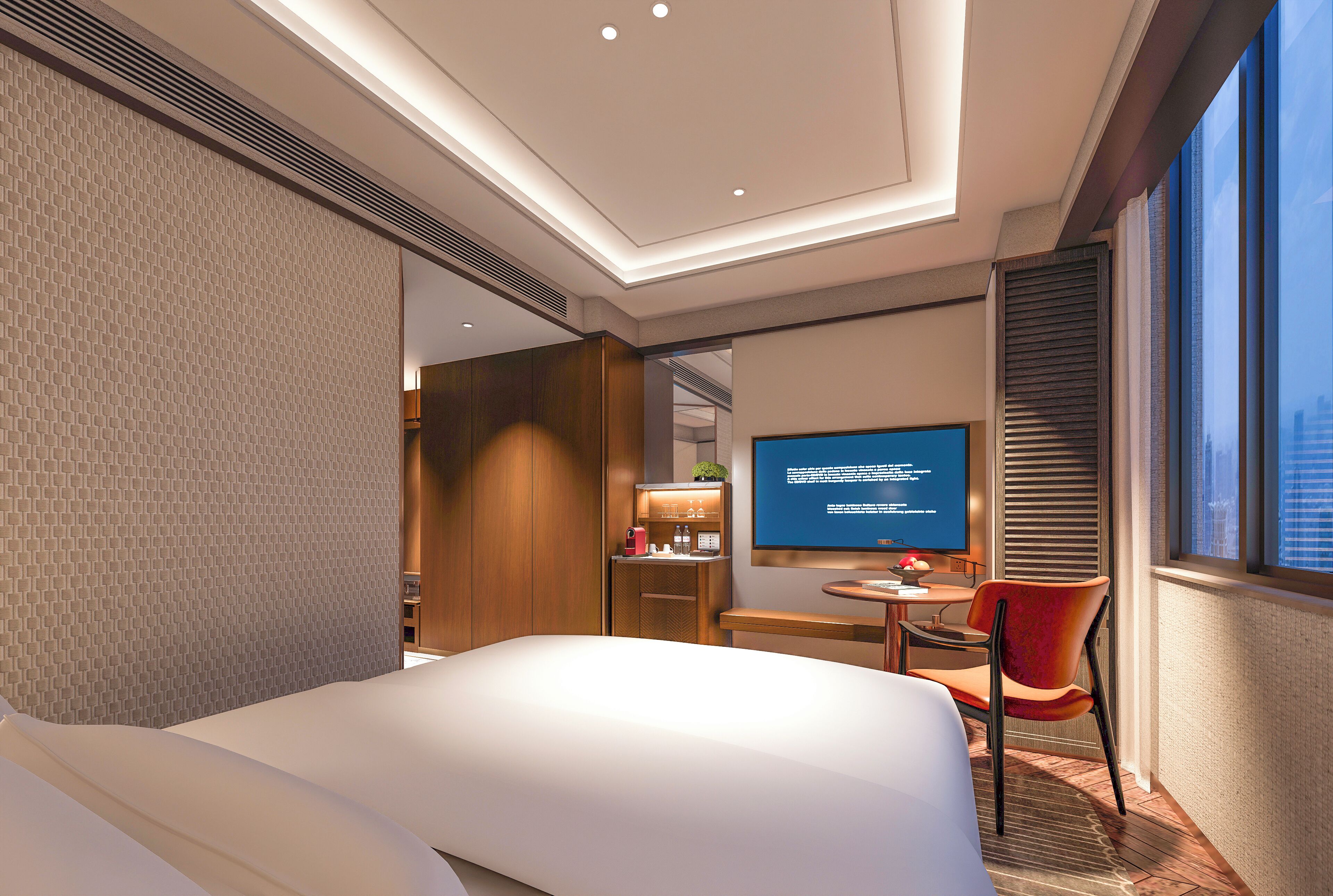 Quarto casal luxo | Roupas de cama premium, edredons de pluma, cofres nos quartos