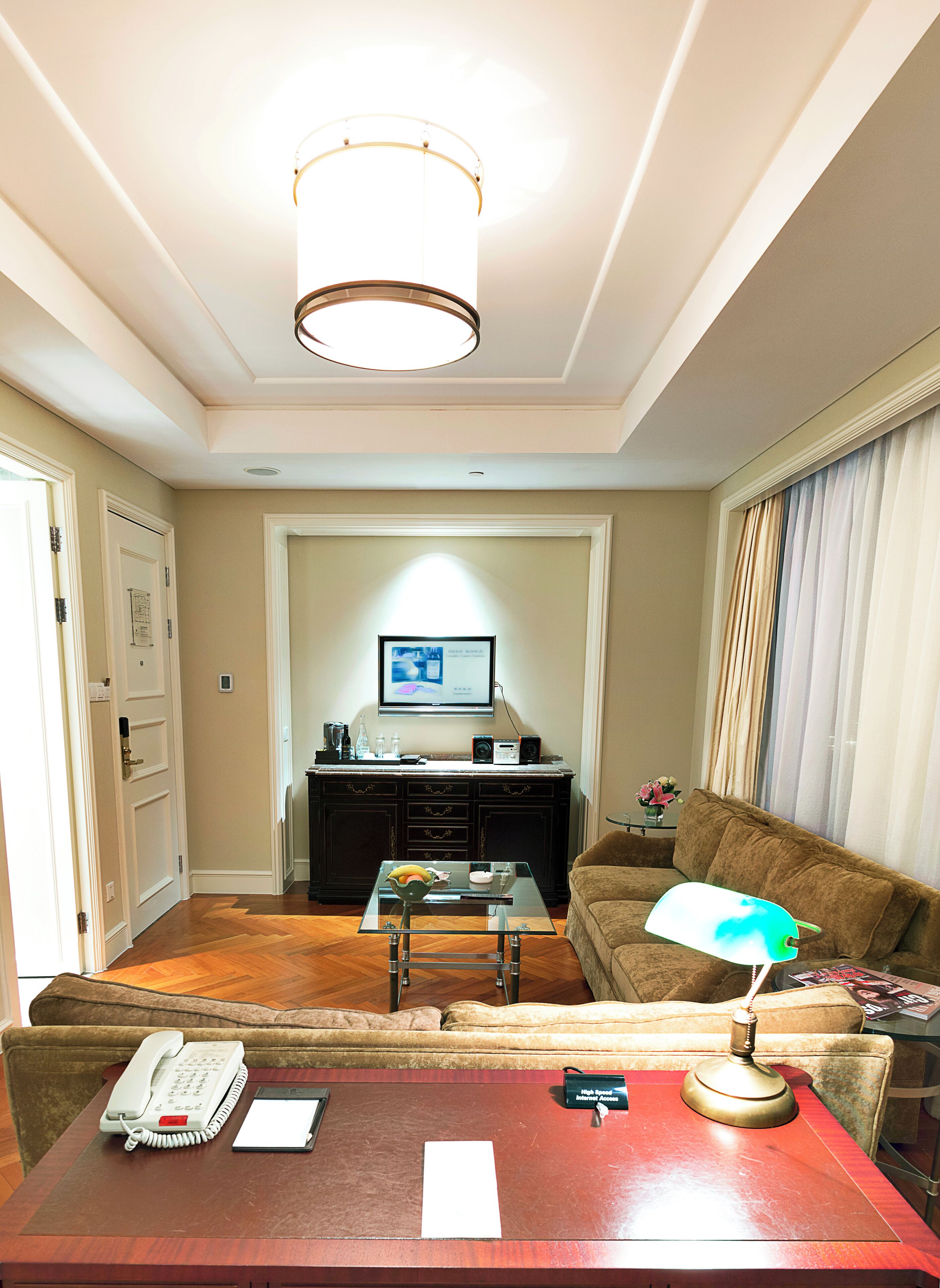 deluxe suite | premium bedding, down duvets, in-room safe, desk