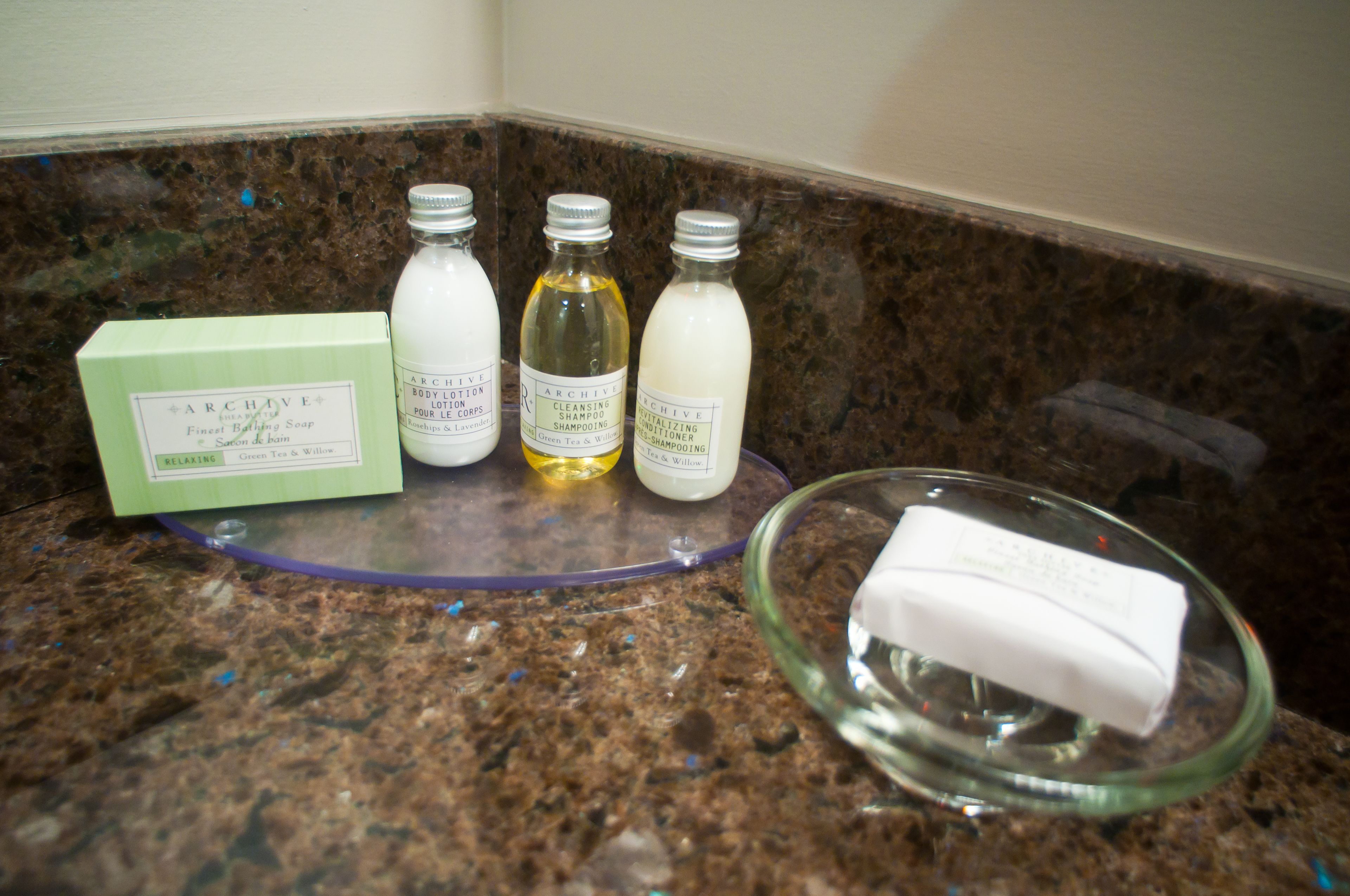 standard room, 2 queen beds, non smoking, refrigerator & microwave | bathroom amenities | shower, rainfall showerhead, designer toiletries, hair dryer