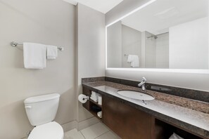 Suite, 1 King Bed, Non Smoking, Refrigerator & Microwave (with Sofabed) | Bathroom | Shower, rainfall showerhead, designer toiletries, hair dryer - Best Western Plus Revelstoke (Revelstoke)