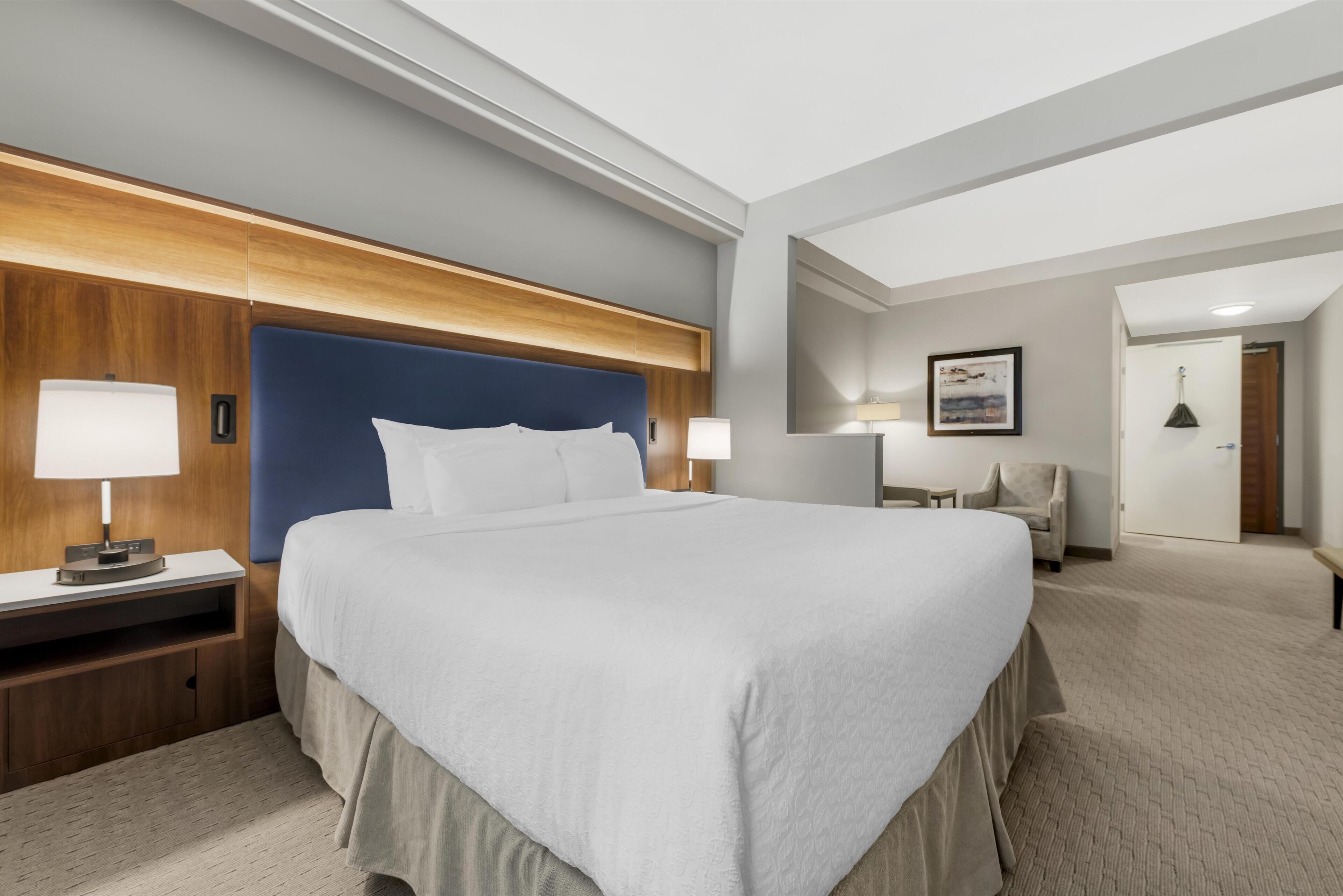 Svit - 1 kingsize-säng - tillgänglighetsanpassat - kylskåp och mikrovågsugn (with Sofabed) | Sängtillbehör av högsta kvalitet och bäddmadrasser