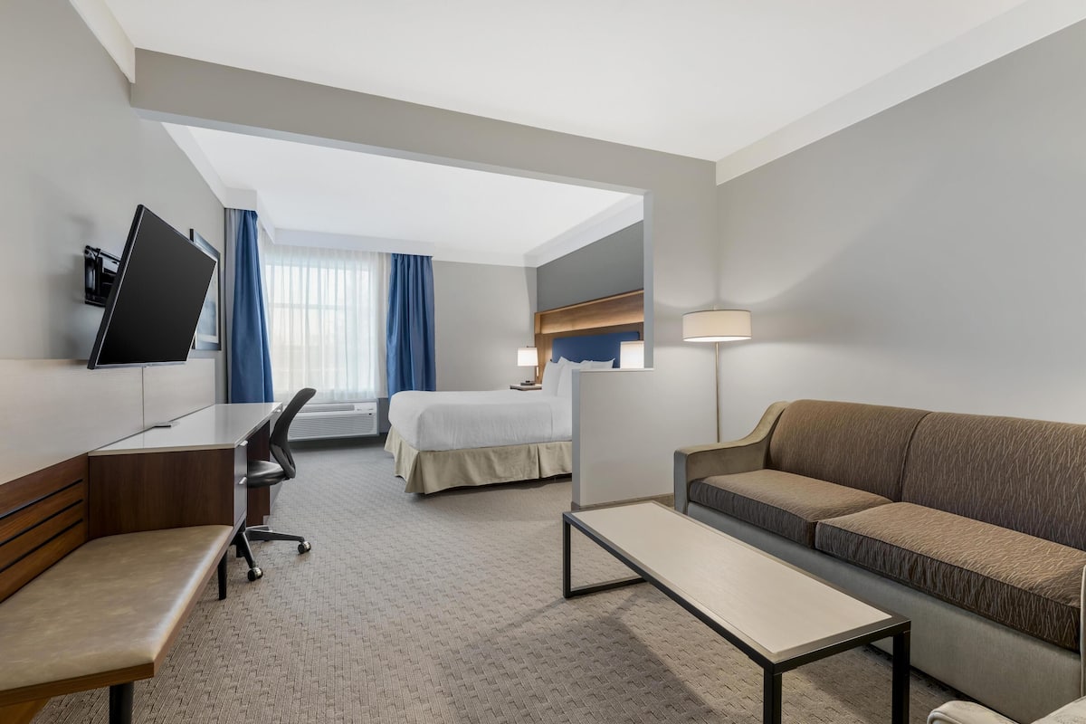 Svit - 1 kingsize-säng - icke-rökare - kylskåp och mikrovågsugn (Shower Only;with Sofabed) | Sängtillbehör av högsta kvalitet och bäddmadrasser