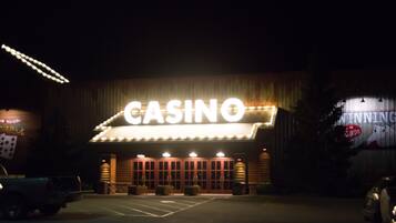 A building with a prominent 'CASINO' sign.