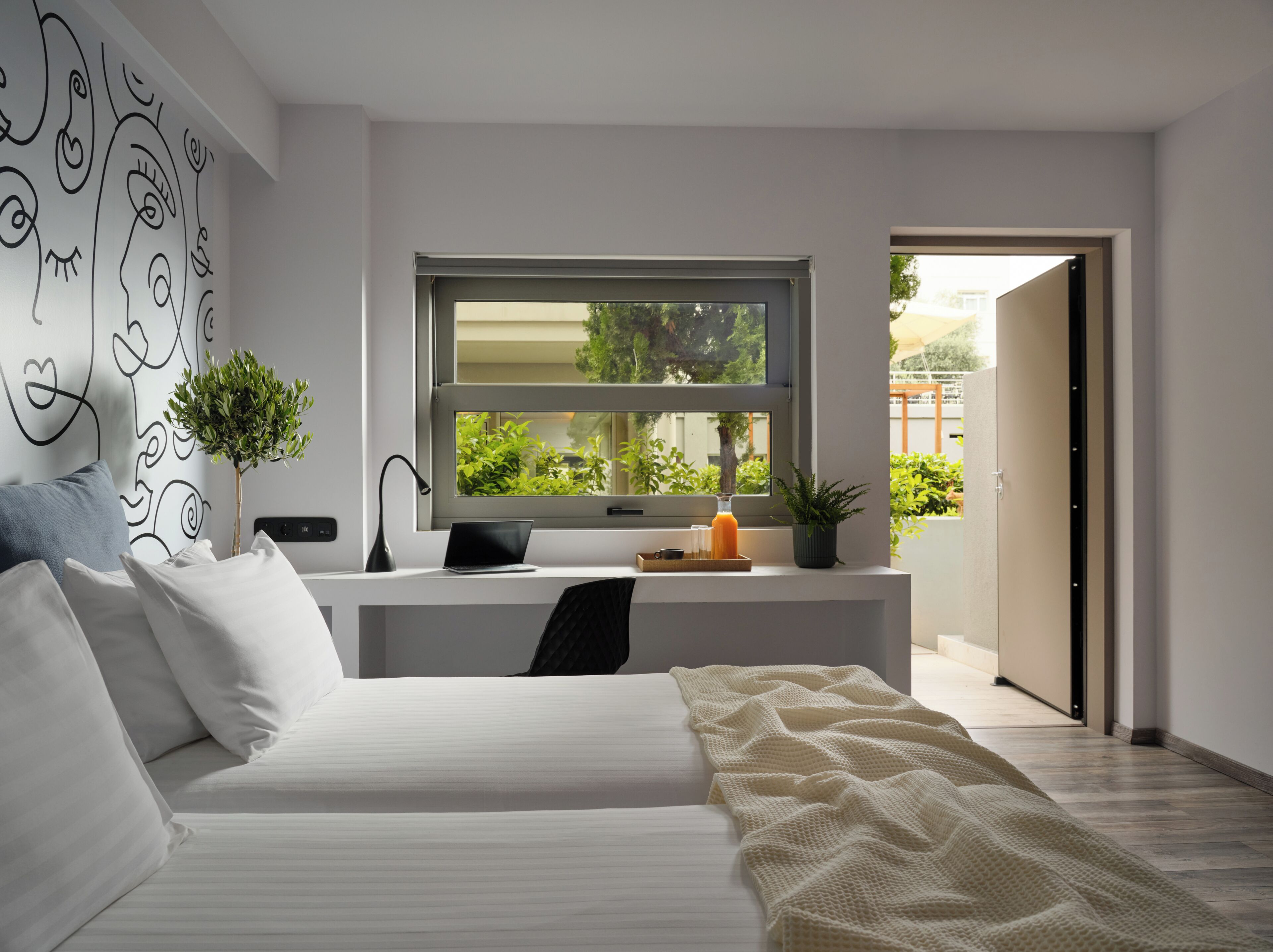 Comfort Room, 1 Bedroom, Patio, Ground Floor | Premium bedding, down comforters, free minibar, in-room safe