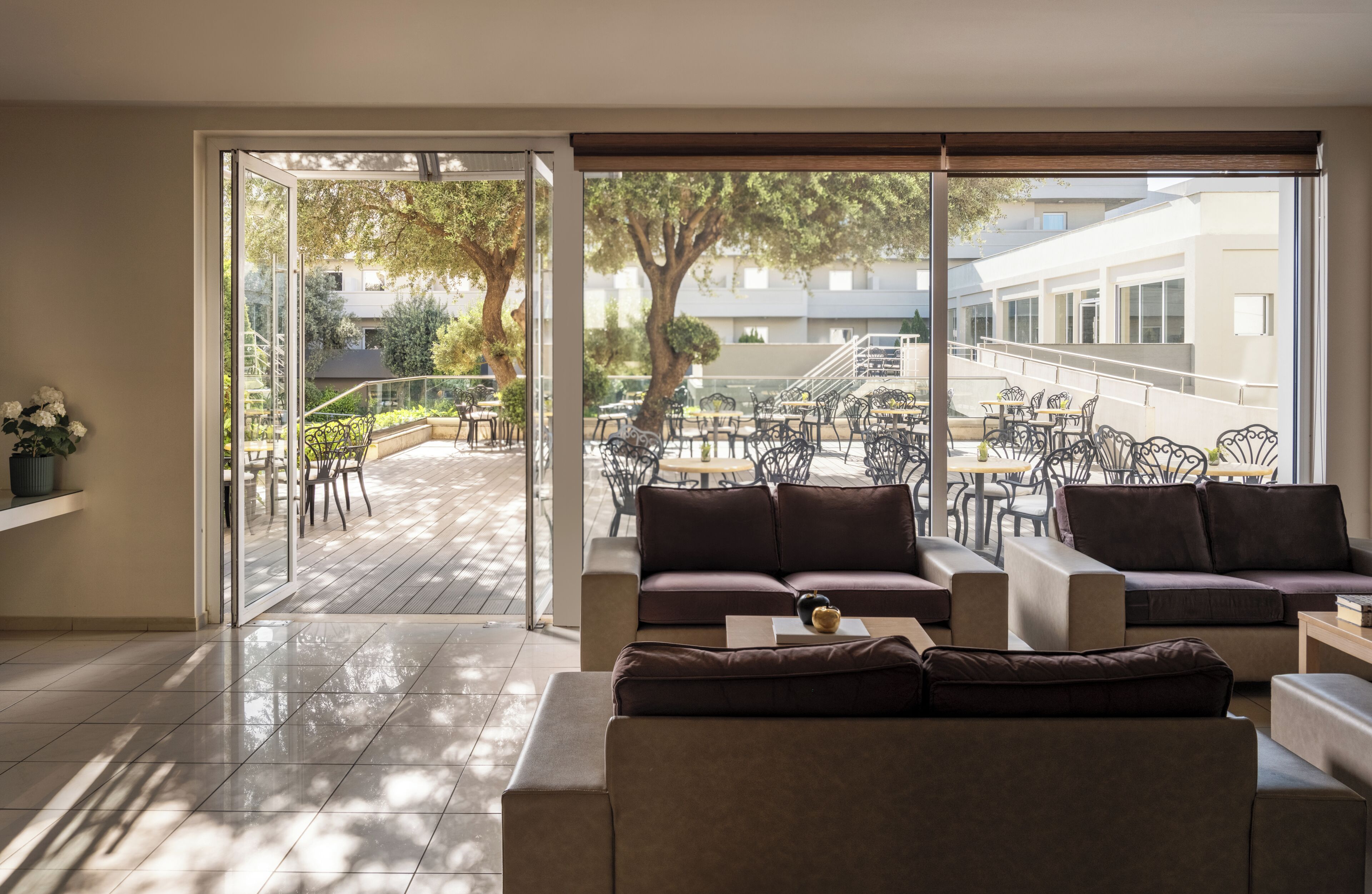 Sala de estar en el lobby