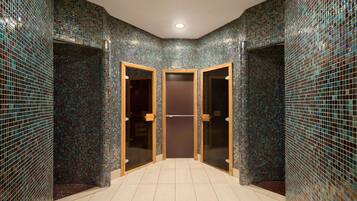 Couples treatment rooms, sauna, hot tub, steam room, Turkish bath