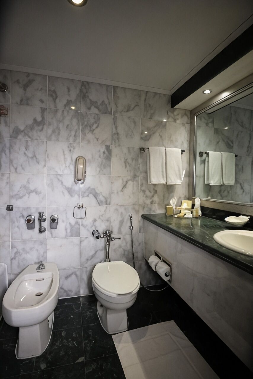 Bathroom | Combined shower/tub, deep soaking tub, free toiletries, hair dryer