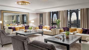 Suite, 1 King Bed (Imperial - Harram Partial View) | 1 bedroom, premium bedding, free minibar, in-room safe