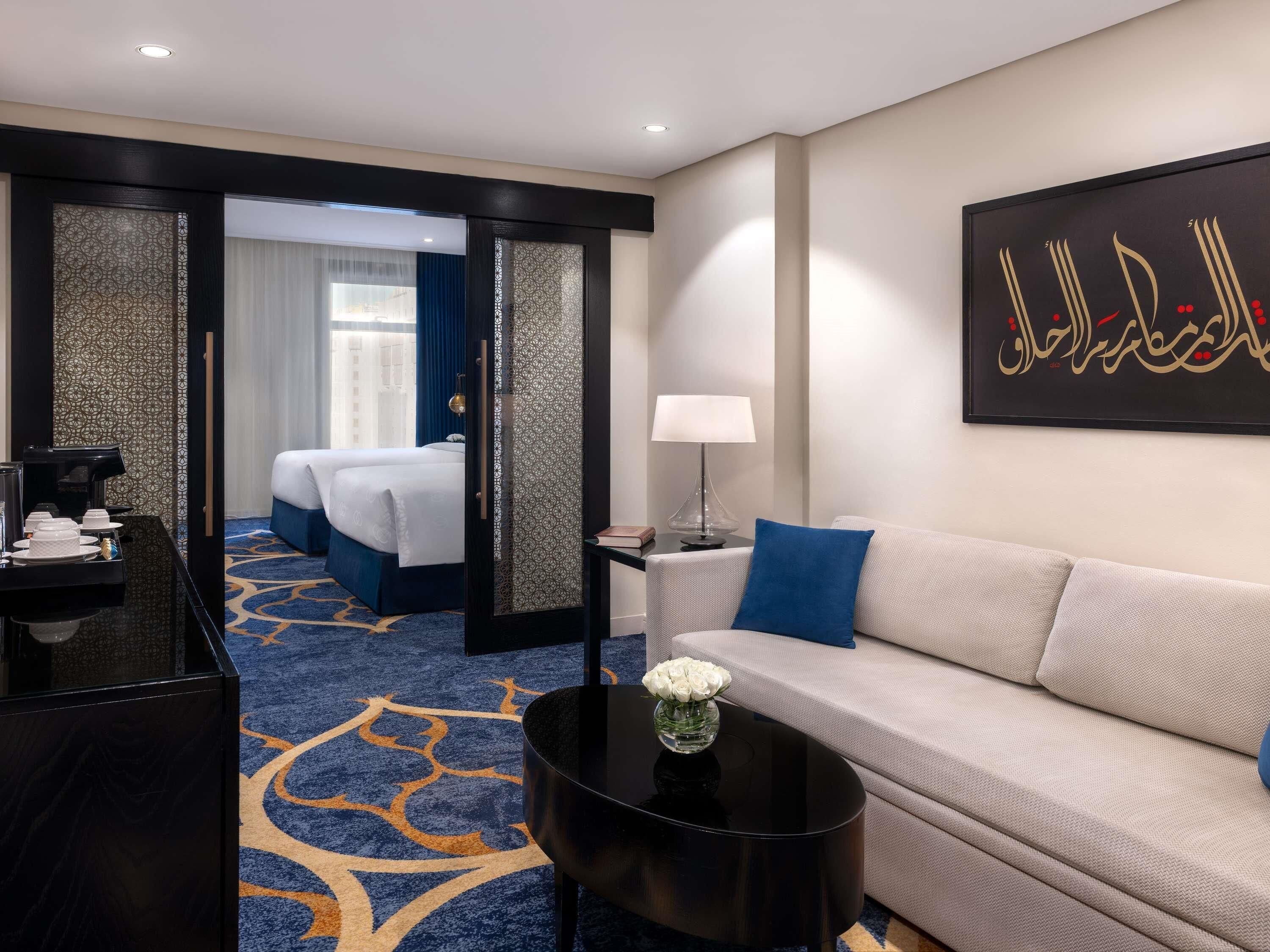 Premium bedding, free minibar, in-room safe, desk