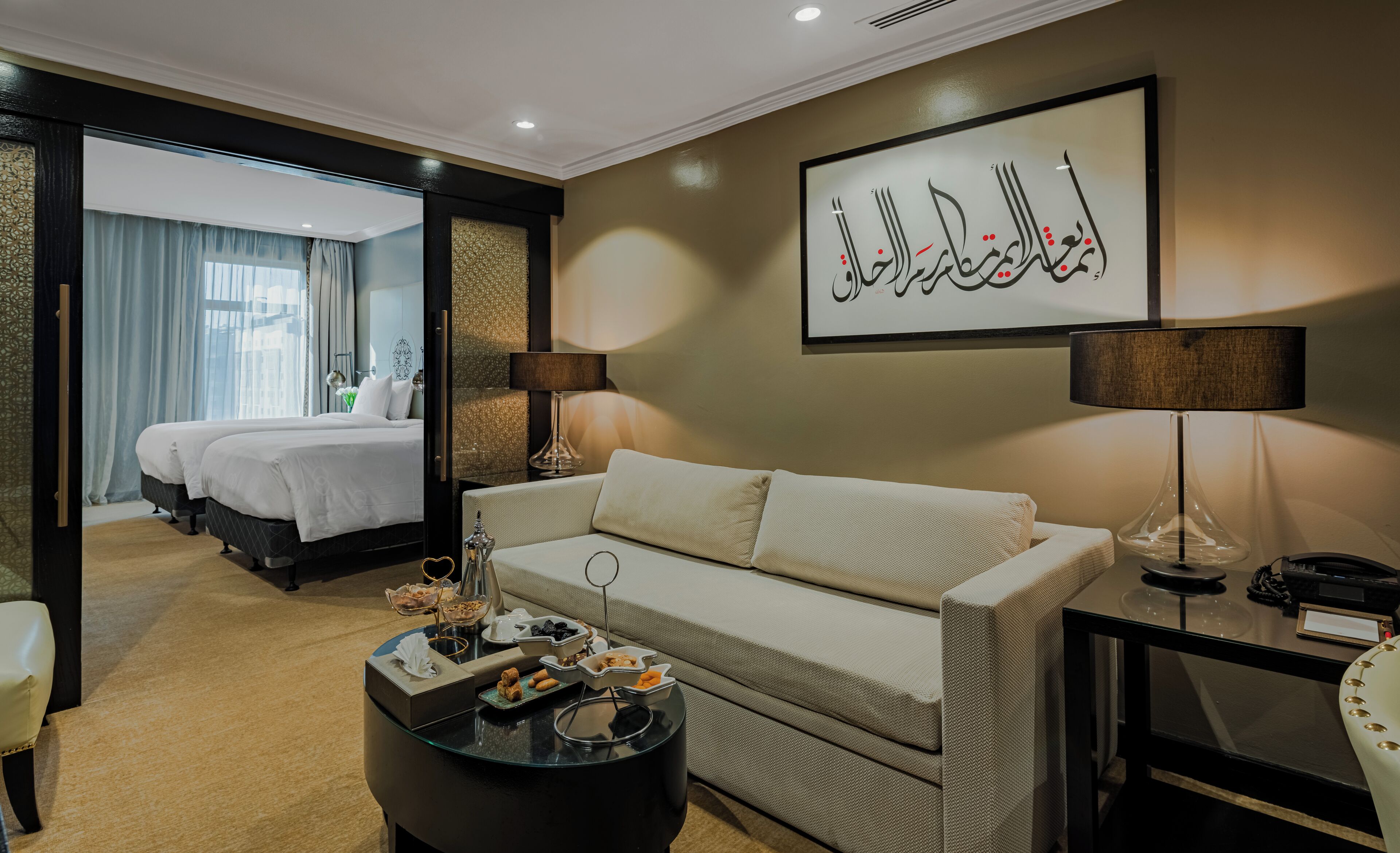 junior suite | 1 bedroom, premium bedding, free minibar, in-room safe