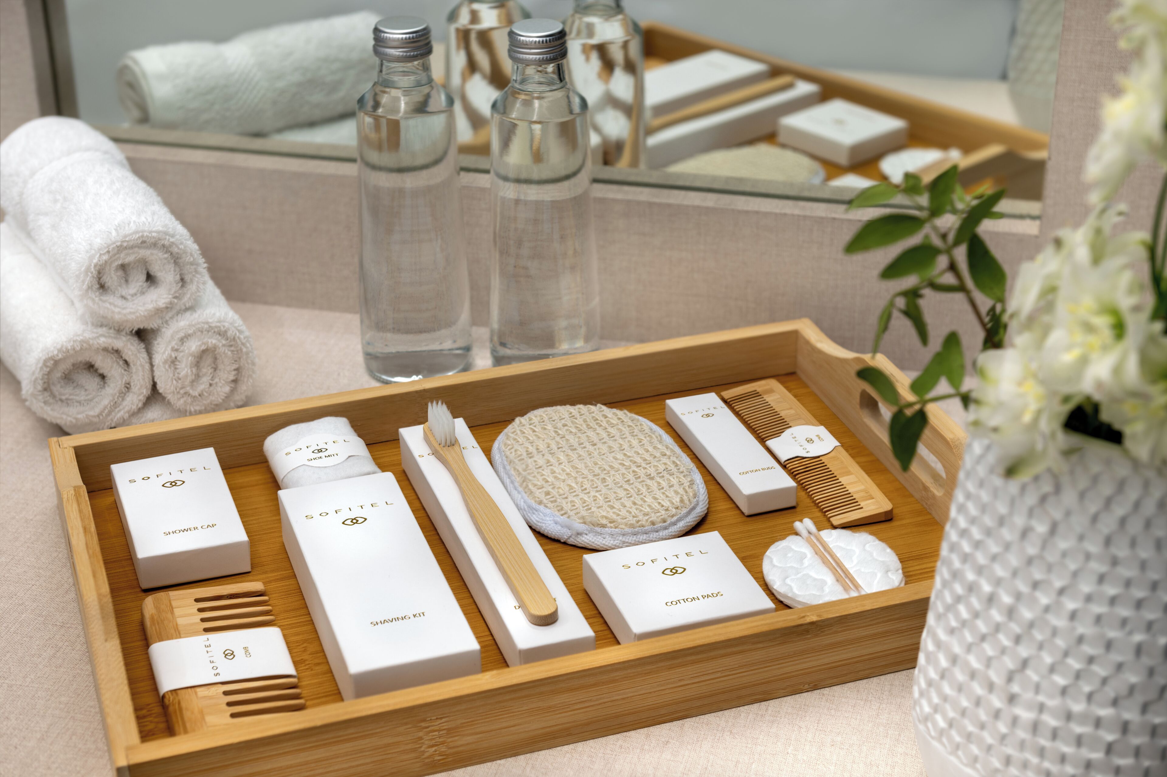 Premium bedding, free minibar, in-room safe, desk