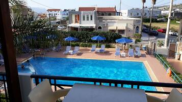 Classic Apartment, Pool View | Terrace/patio