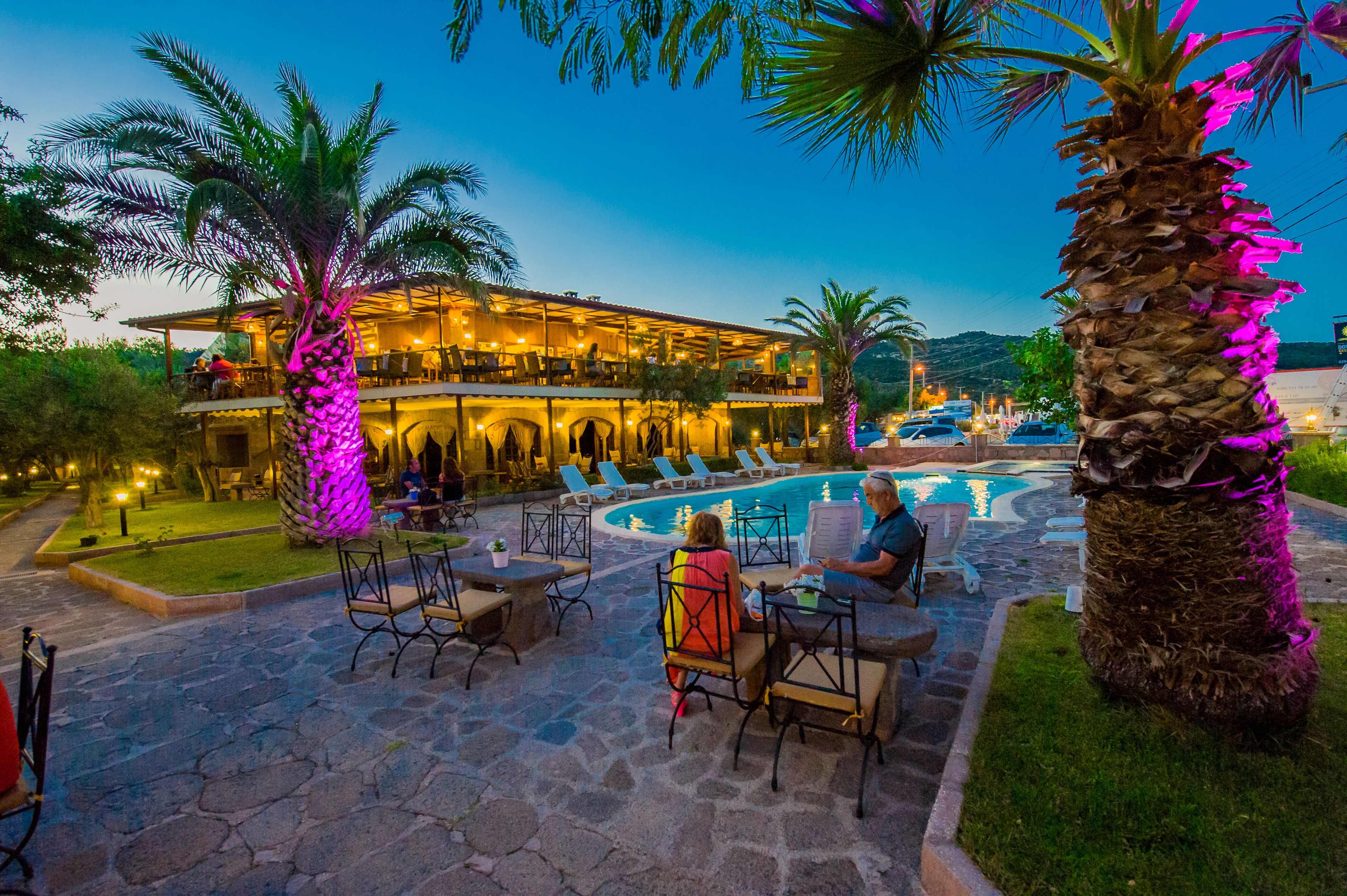 Front of property – evening/night