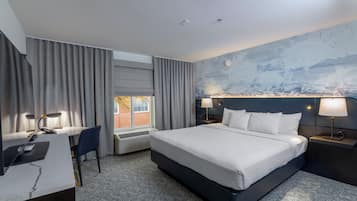 Premium bedding, pillowtop beds, in-room safe, individually decorated