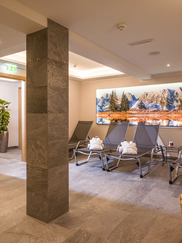 Sauna, steam room, body treatments, facials, manicures and pedicures