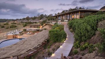 Front of property - evening/night