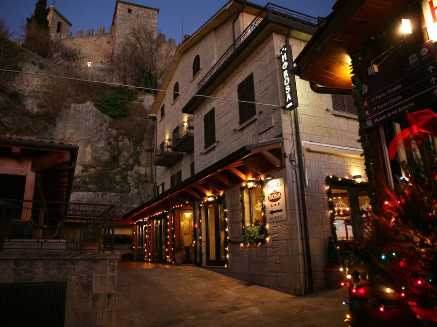 Front of property - evening/night