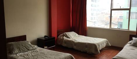 Down duvets, laptop workspace, free WiFi, bed sheets