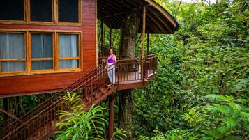 Deluxe-Baumhaus, Mehrere Betten, Bergblick