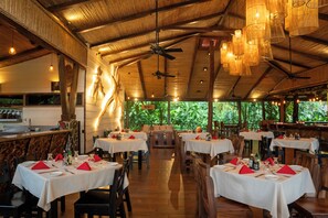 Breakfast, lunch, dinner served; local cuisine, garden views 