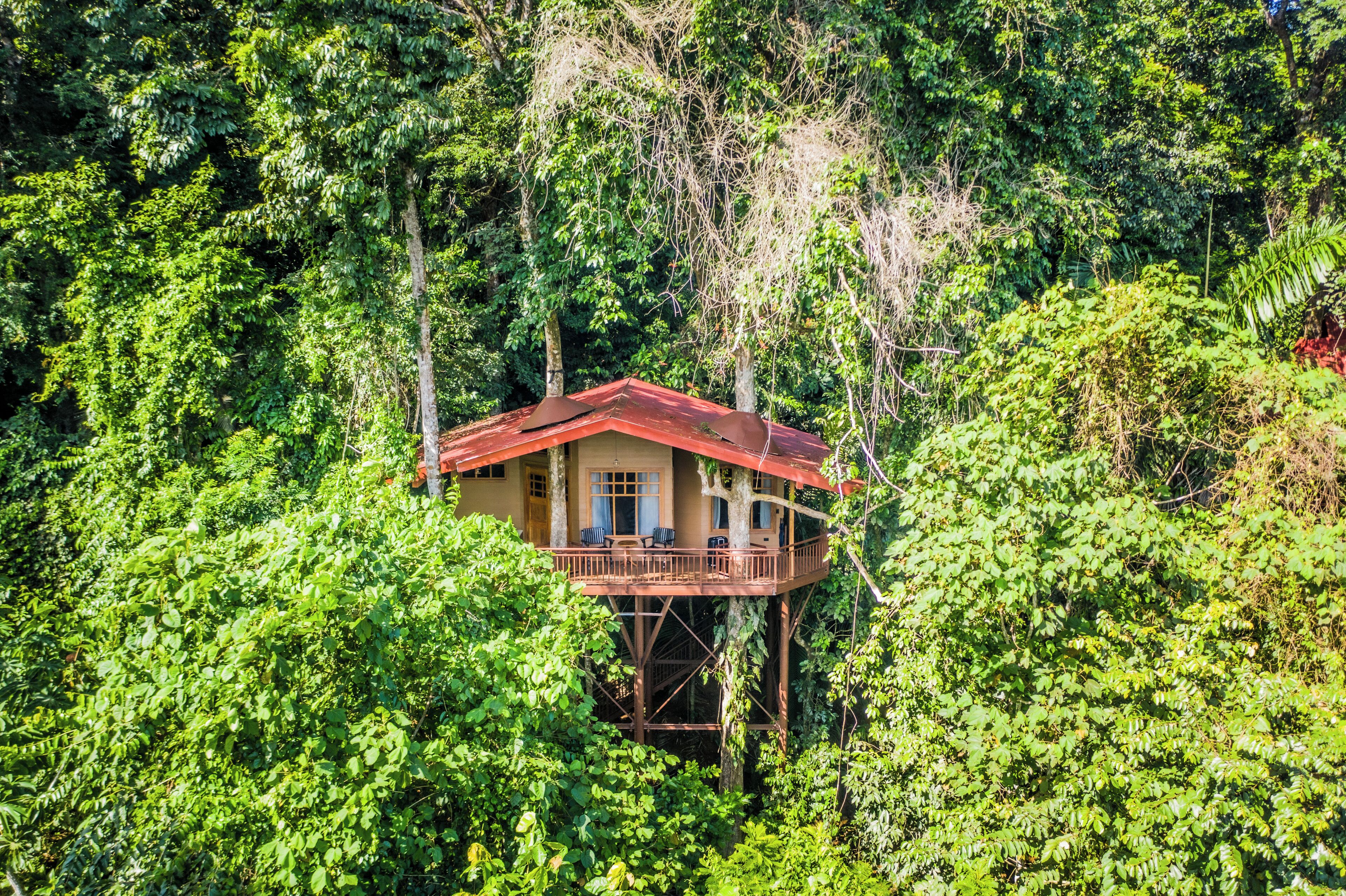 Deluxe Tree House, Multiple Beds, Mountain View | Desk, free cots/infant beds, bed sheets, wheelchair access