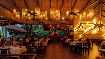 Breakfast, lunch, dinner served; local cuisine, garden views