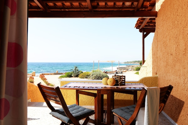 Bungalow familiar, 1 habitación, vistas al mar, mirando al mar | Vistas del balcón