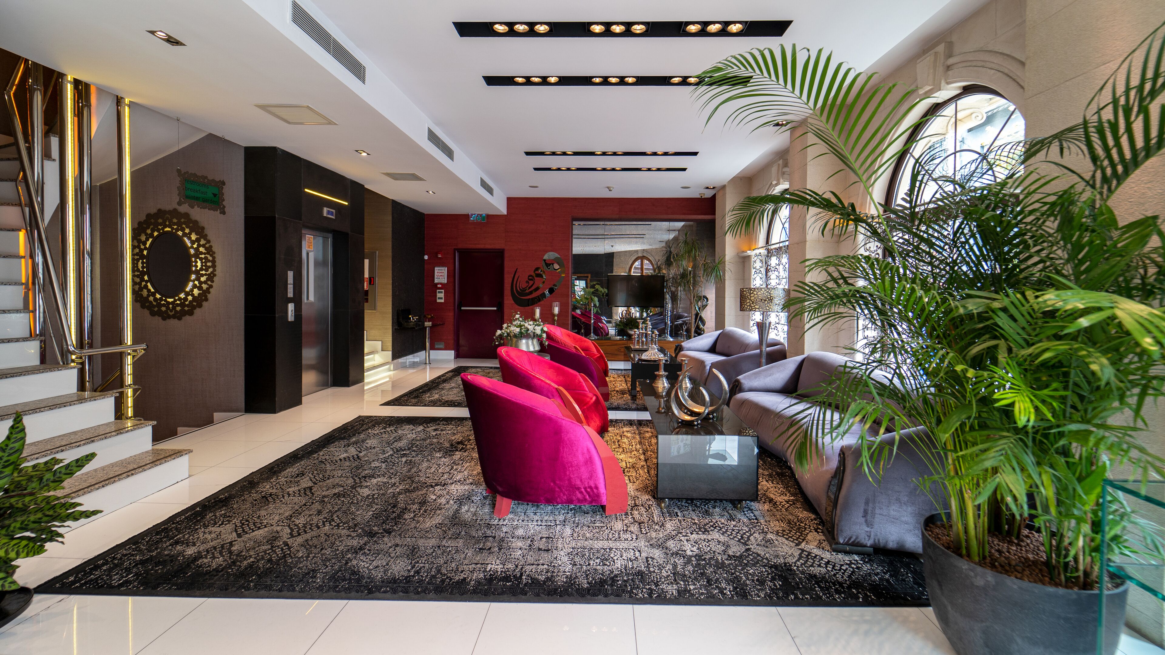 Sitzecke in der Lobby